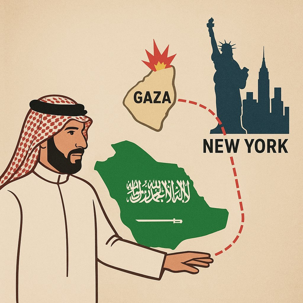 حين قصفت إسرائيل الوسيط القطري  ردّت الرياض برسم الخريطة ‏من غزة إلى نيويورك دور المواطن السعودي في كسر معادلات التضليل وصنع المناعة الرقمية