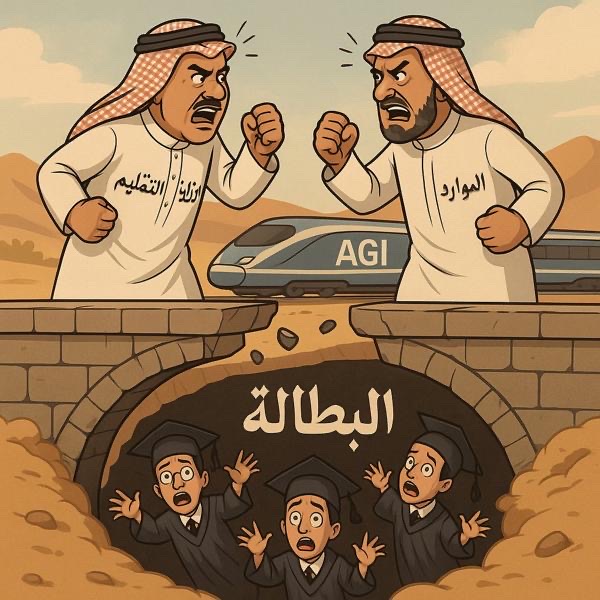 حين يصل الذكاء الاصطناعي الذي يفوق الإنسان قبل أن يصحو التعليم: وزارتان تتنازعان والمستقبل يُمحى
